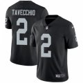 Oakland Raiders #2 Giorgio Tavecchio Black Team Color Vapor Untouchable Limited Player NFL Jersey