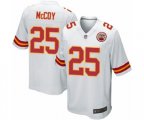 Kansas City Chiefs #25 LeSean McCoy Game White Football Jersey