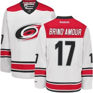 Carolina Hurricanes #17 Rod Brind\'Amour Authentic White Away NHL Jersey
