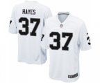 Oakland Raiders #37 Lester Hayes Game White Football Jersey