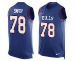 Buffalo Bills #78 Bruce Smith Limited Royal Blue Player Name & Number Tank Top Football Jersey