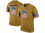 2016 US Flag Fashion 2016 Men's LSU Tigers Odell Beckham Jr. #3 College Football Limited Throwback Legand Jersey - Gridiron Gold
