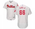 Philadelphia Phillies Edgar Garcia White Home Flex Base Authentic Collection Baseball Player Jersey