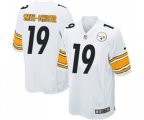 Pittsburgh Steelers #19 JuJu Smith-Schuster Game White Football Jersey