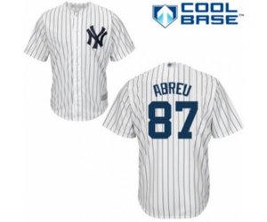 New York Yankees Albert Abreu Replica White Home Baseball Player Jersey
