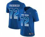 Dallas Cowboys #72 Travis Frederick Limited Royal Blue 2018 Pro Bowl Football Jersey