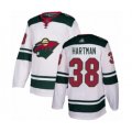 Minnesota Wild #38 Ryan Hartman Authentic White Away Hockey Jersey