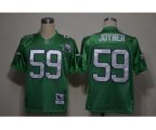 Philadelphia Eagles #59 Seth Joyner Light Green Throwback 99TH Jersey