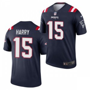 New England Patriots #15 N\'Keal Harry Nike Color Rush Vapor Player Limited Jersey