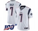 New England Patriots #7 Jake Bailey White Vapor Untouchable Limited Player 100th Season Football Jersey