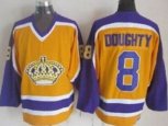 Los Angeles Kings #8 Drew Doughty Yellow CCM Throwback Stitched Hockey Jersey