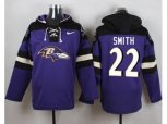 Baltimore Ravens #22 Jimmy Smith Purple Player Pullover Hoodie