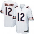 Chicago Bears #12 Markus Wheaton Game White NFL Jersey