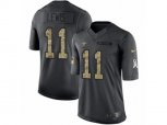 New Orleans Saints #11 Tommylee Lewis Limited Black 2016 Salute to Service NFL Jersey