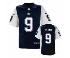 Dallas Cowboys #9 Tony Romo Throwback Blue jerseys