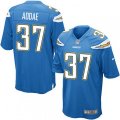 Los Angeles Chargers #37 Jahleel Addae Game Electric Blue Alternate NFL Jersey