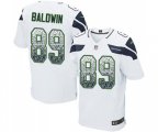 Seattle Seahawks #89 Doug Baldwin Elite White Road Drift Fashion Football Jersey