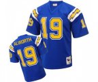 Los Angeles Chargers #19 Lance Alworth Authentic Electric Blue 1984 Throwback Football Jersey