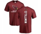 Arizona Cardinals #40 Pat Tillman Maroon Backer T-Shirt