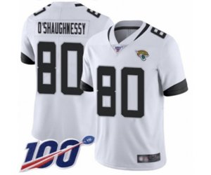 Jacksonville Jaguars #80 James O\'Shaughnessy White Vapor Untouchable Limited Player 100th Season Football Jersey
