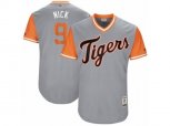 Detroit Tigers #9 Nick Castellanos Nick Authentic Gray 2017 Players Weekend MLB Jersey