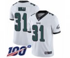 Philadelphia Eagles #31 Jalen Mills White Vapor Untouchable Limited Player 100th Season Football Jersey
