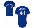 Toronto Blue Jays #41 Aaron Sanchez Blue Jersey