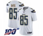 Los Angeles Chargers #85 Antonio Gates White Vapor Untouchable Limited Player 100th Season Football Jersey