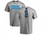 Carolina Panthers #25 Eric Reid Ash Backer T-Shirt