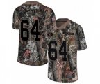Green Bay Packers #64 Justin McCray Limited Camo Rush Realtree NFL Jersey