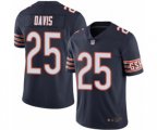 Chicago Bears #25 Mike Davis Navy Blue Team Color Vapor Untouchable Limited Player Football Jersey