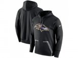 Baltimore Ravens Nike Black Champ Drive Vapor Speed Pullover Hoodie