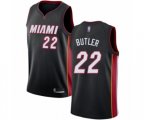 Miami Heat #22 Jimmy Butler Authentic Black Fashion Hardwood Classics Basketball Jersey