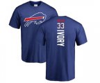Buffalo Bills #33 Chris Ivory Royal Blue Backer T-Shirt