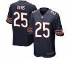 Chicago Bears #25 Mike Davis Game Navy Blue Team Color Football Jersey