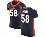 Denver Broncos #58 Von Miller Navy Blue Alternate Vapor Untouchable Elite Player Football Jersey