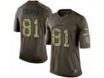 New York Jets #81 Quincy Enunwa Limited Green Salute to Service NFL Jersey