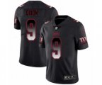 New York Giants #9 Riley Dixon Limited Black Smoke Fashion Football Jersey