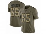 Baltimore Ravens #65 Nico Siragusa Limited Olive Camo Salute to Service NFL Jersey
