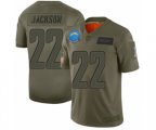 Los Angeles Chargers #22 Justin Jackson Limited Camo 2019 Salute to Service Football Jersey
