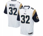 Los Angeles Rams #32 Eric Weddle Game White Football Jersey