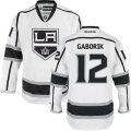 Los Angeles Kings #12 Marian Gaborik Authentic White Away NHL Jersey