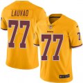 Washington Redskins #77 Shawn Lauvao Limited Gold Rush Vapor Untouchable NFL Jersey