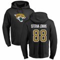 Jacksonville Jaguars #88 Austin Seferian-Jenkins Black Name & Number Logo Pullover Hoodie