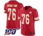 Kansas City Chiefs #76 Laurent Duvernay-Tardif Red Team Color Vapor Untouchable Limited Player 100th Season Football Jersey