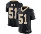 New Orleans Saints #51 Manti Te'o Black Team Color Vapor Untouchable Limited Player Football Jersey