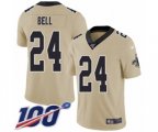 New Orleans Saints #24 Vonn Bell Limited Gold Inverted Legend 100th Season Football Jersey