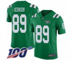New York Jets #89 Chris Herndon Limited Green Rush Vapor Untouchable 100th Season Football Jersey