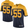 Green Bay Packers #55 Ahmad Brooks Game Navy Blue Alternate NFL Jersey