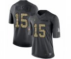 Oakland Raiders #15 J. Nelson Limited Black 2016 Salute to Service Football Jersey